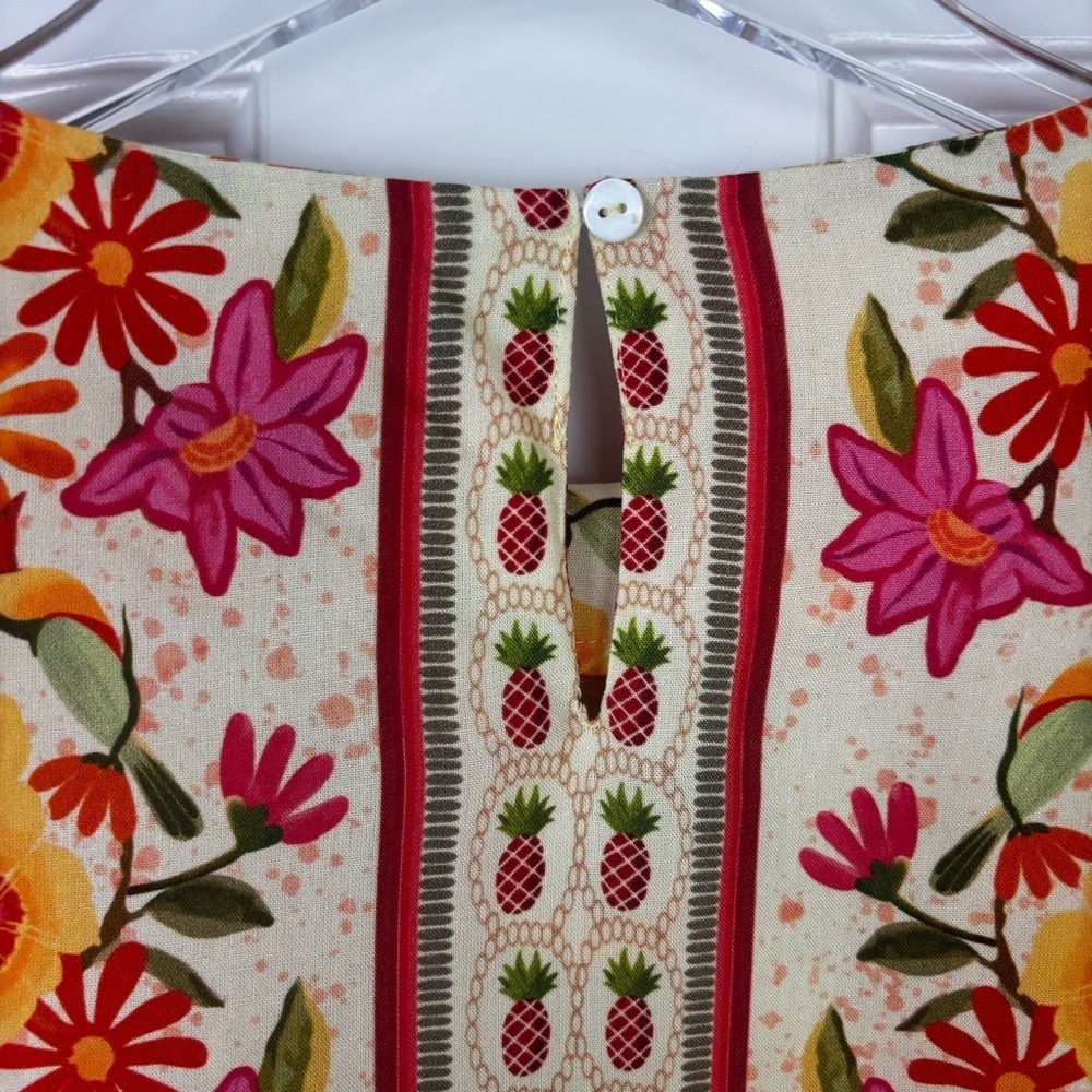 CELINA MOON Bell Sleeve Boho Tunic Mini Dress Size Small - Picture 5 of 11